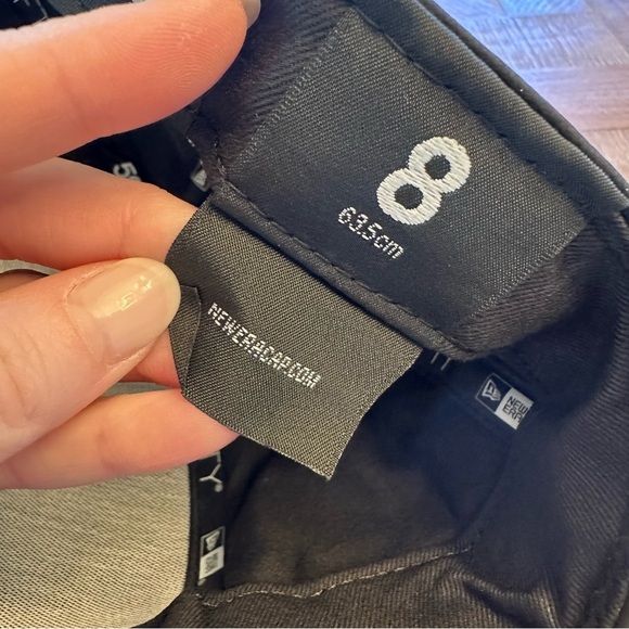 NY Yankees New Era 59 Fifty Faux Leather Black Gold American League Fitted Hat 8 - Picture 12 of 13